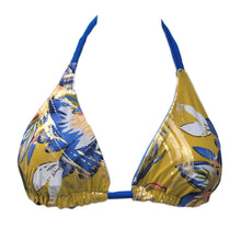 Load image into Gallery viewer, Golden Tropics Triangle Top
