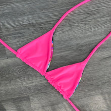 Load image into Gallery viewer, Moonlit Tropics Pink Triangle top
