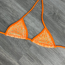 Load image into Gallery viewer, Feline Orange Triangle Top
