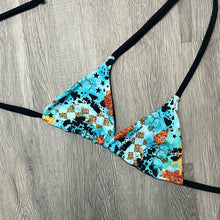 Load image into Gallery viewer, Turquoise Gem Triangle Top
