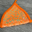 Feline Orange Triangle Top