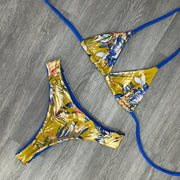 Golden Tropics Triangle Top