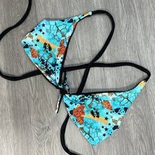 Load image into Gallery viewer, Turquoise Gem Whiskey River Top
