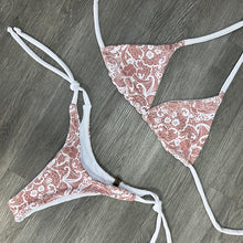 Load image into Gallery viewer, Ribbed Country Lace Triangle Top
