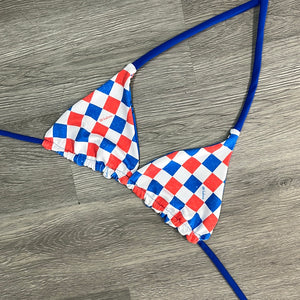 Rockin' Checker triangle top