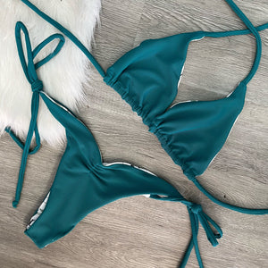 Green Tahoe print Bottom