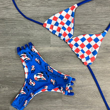 Load image into Gallery viewer, Rockin&#39; Checker triangle top
