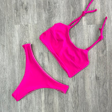 Load image into Gallery viewer, Shimmer Pink Scoop Bottoms
