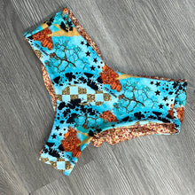 Load image into Gallery viewer, Turquoise Gem Glitter Kona Bottoms
