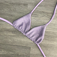 Load image into Gallery viewer, Shimmer Lilac Triangle Top
