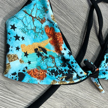 Load image into Gallery viewer, Turquoise Gem Whiskey River Top
