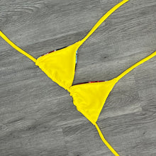 Load image into Gallery viewer, Bday Suit Yellow Triangle Top
