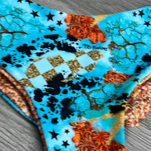 Load image into Gallery viewer, Turquoise Gem Glitter Kona Bottoms
