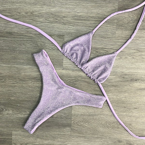 Shimmer Lilac Triangle Top